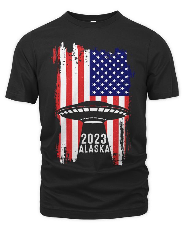 Alaska 2Alien UFO USA FLAG for science fiction lovers