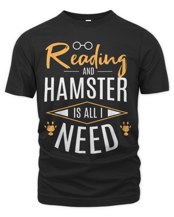 Hamster Pet Reading and Hamster Cute Bookworm Rodent