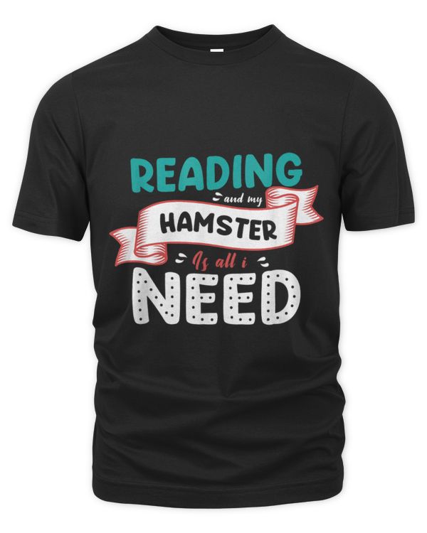 Hamster Pet Reading and Hamster Funny Saying Teacher
