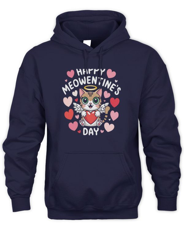 Valentine's Day Meower Lover Kitten Cat Romantic Gift Long Sleeve