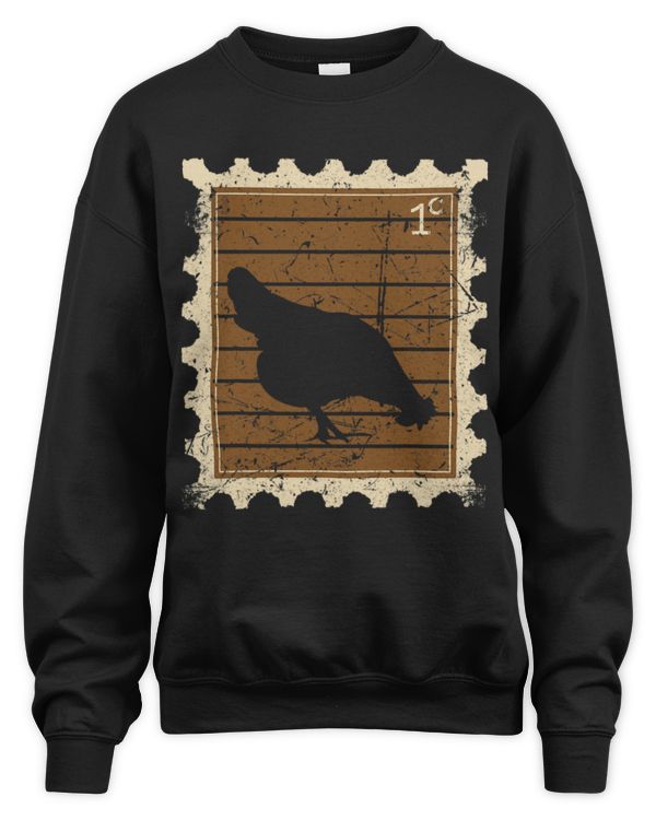 Chicken Lover Postage Stamp with a Chicken