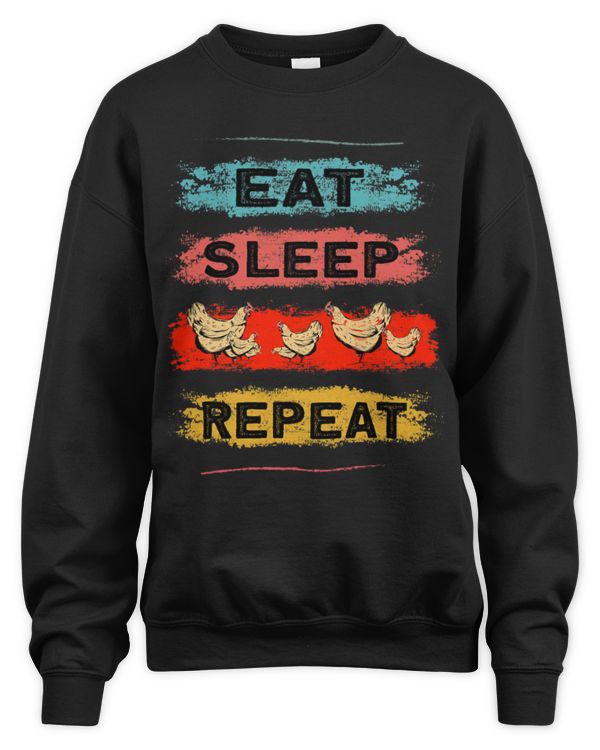 Chicken Lover Eat Sleep Chicken Repeat 2Farmer Rooster Hen Chicken