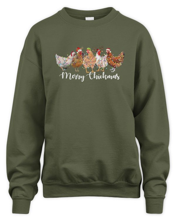Merry Chickmas Christmas Chicken