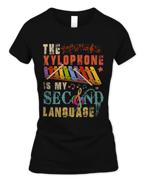 Vintage The Xylophone Is My Second Language Instrumentalist