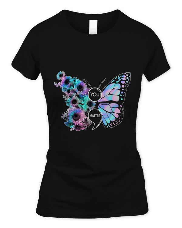Your Life Matters Suicide Prevention Awareness Butterfly Art